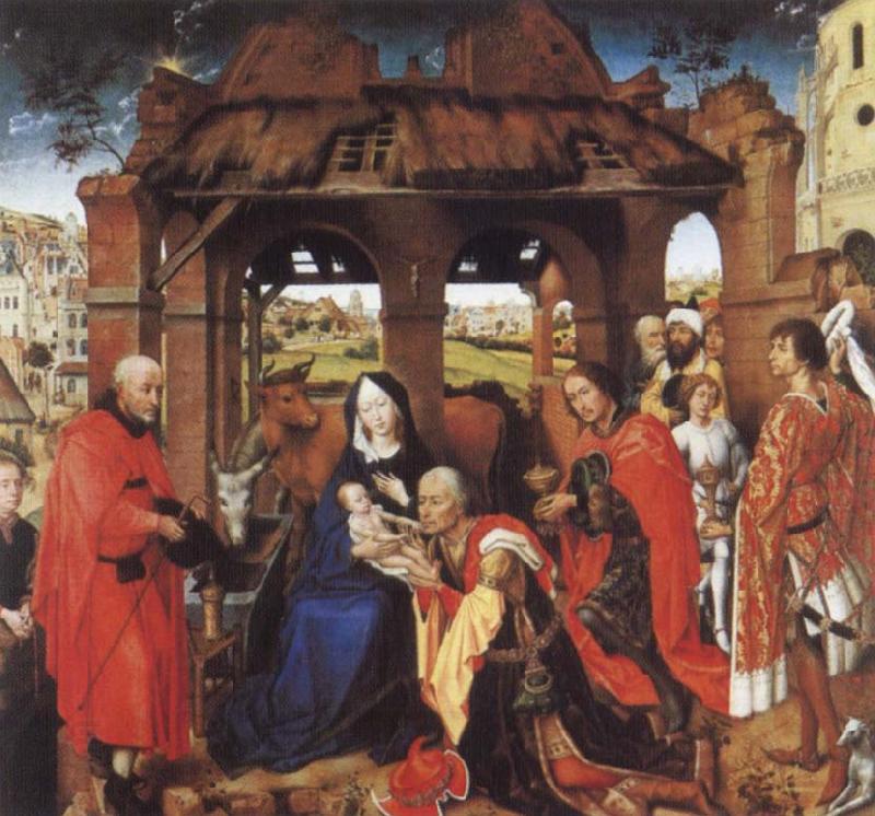 Rogier van der Weyden St.Columba Altarpiece China oil painting art